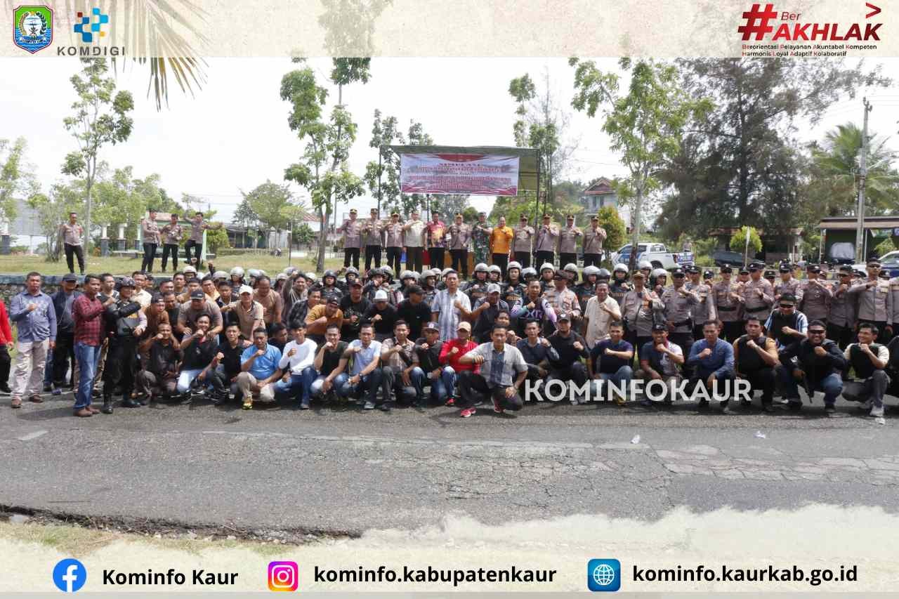 Antisipasi Potensi Gangguan Kamtibmas, Polres Kaur Gelar Simulasi Sispamkota