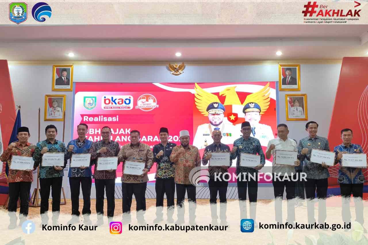 Dana Bagi Hasil Sebesar Rp 179,67 Miliar, Segini Besaran Untuk Kabupaten Kaur 