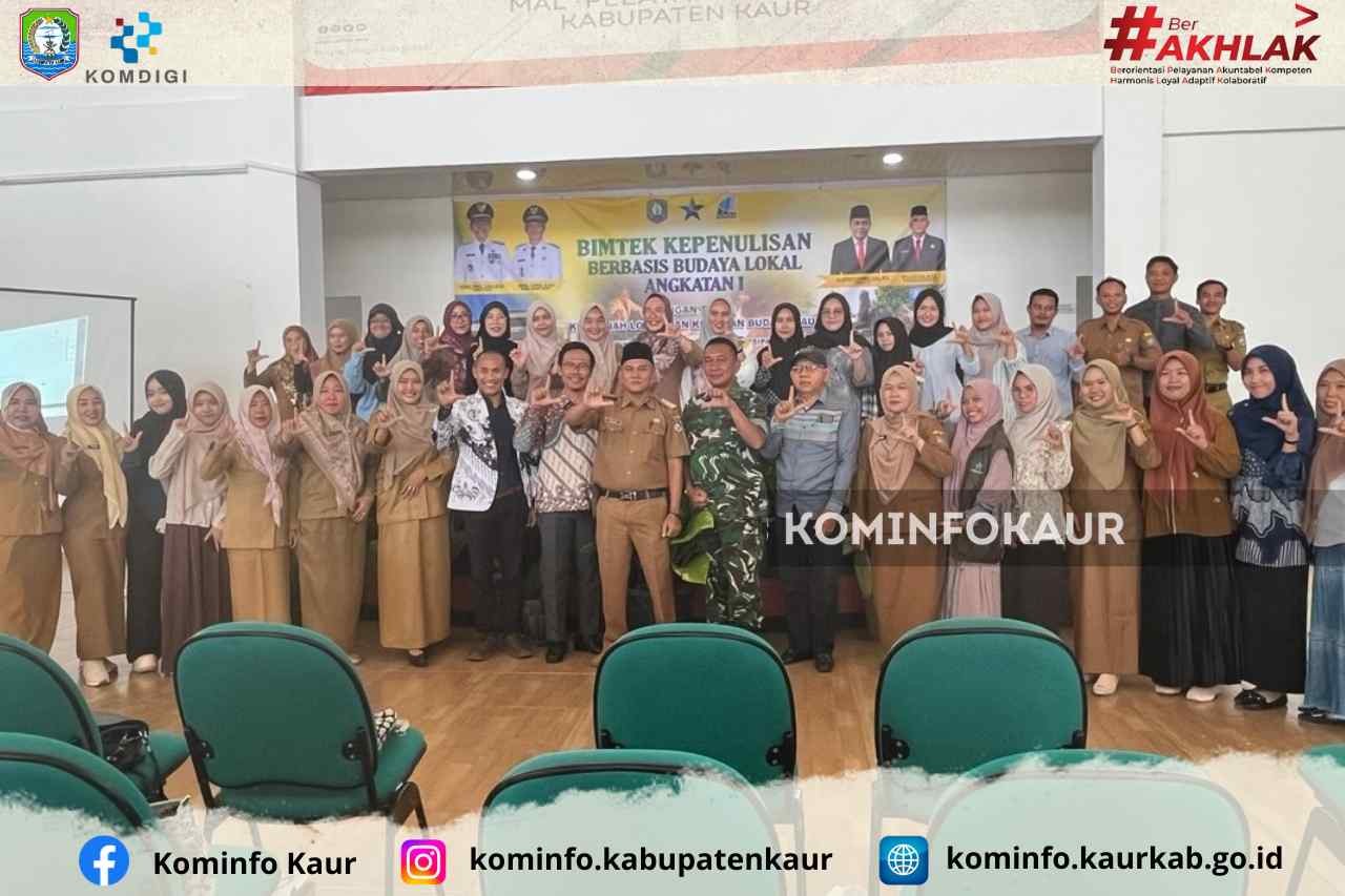 Angkat Kearifan Budaya Kaur, Disperpusip Gelar Bimtek Penulisan Berbasis Budaya Lokal