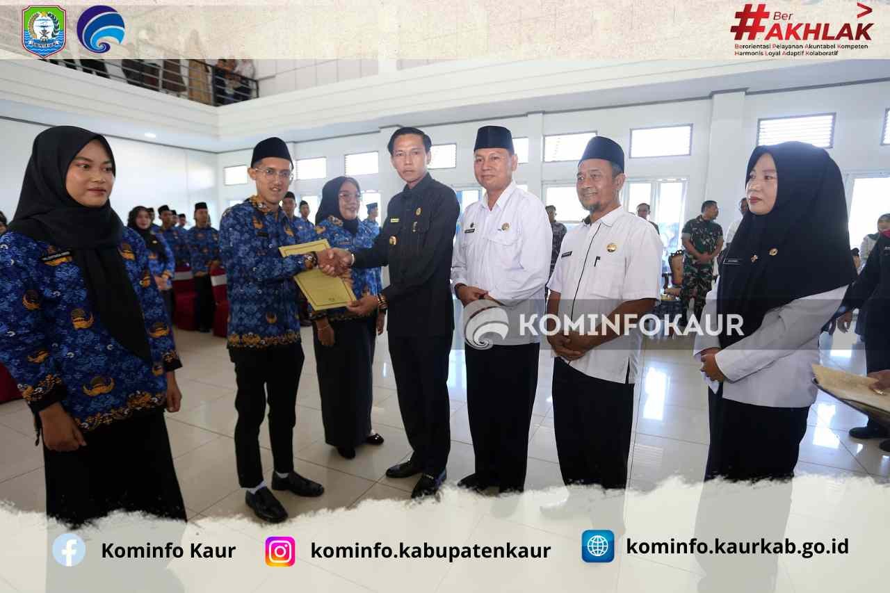 Terima SK, 87 CPNS Formasi Umum dan Disabilitas Mengabdi di Kaur