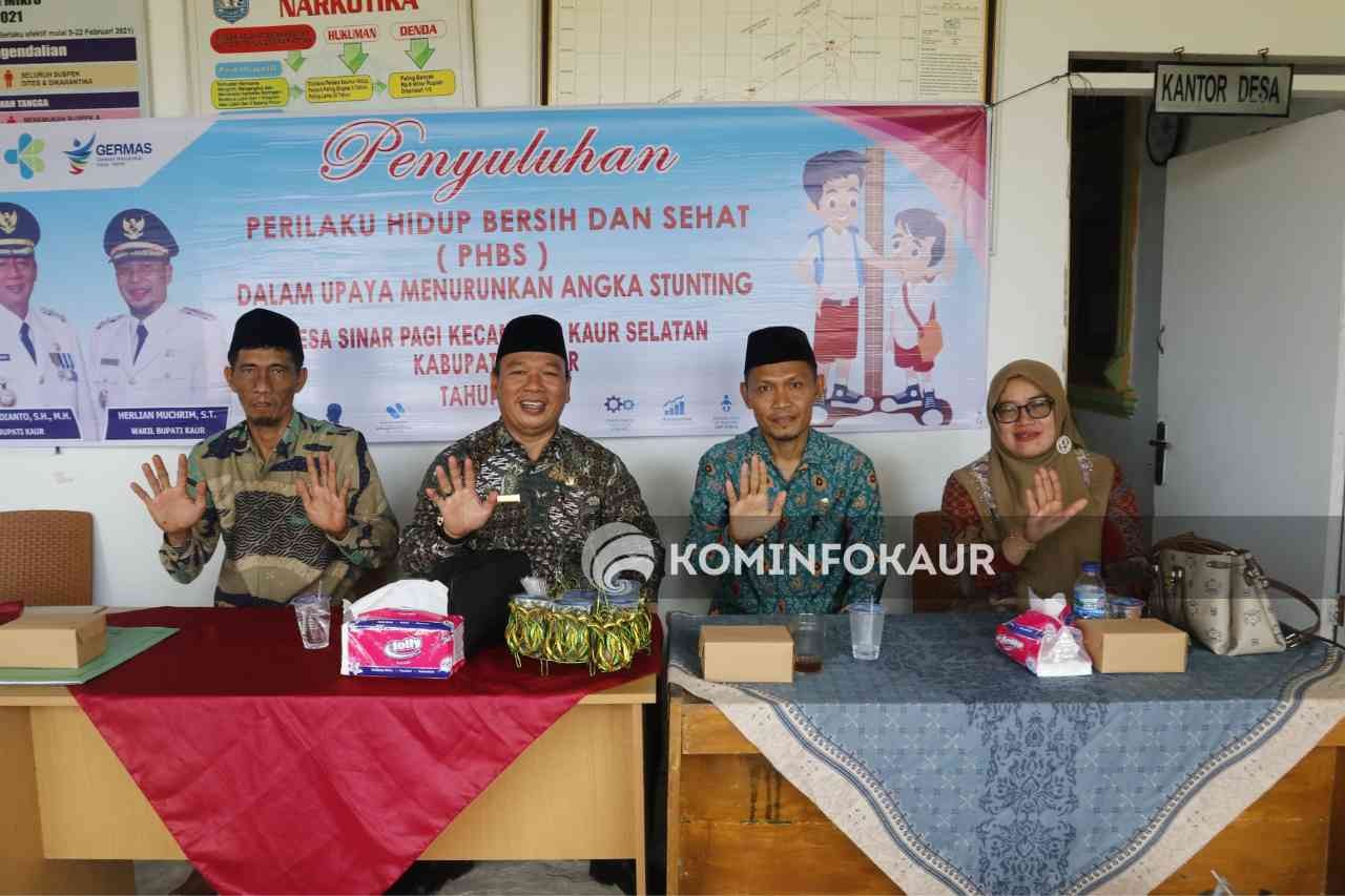 Dukung Upaya Pencegahan Stunting, Desa Sinar Pagi Gelar Penyuluhan PHBS 
