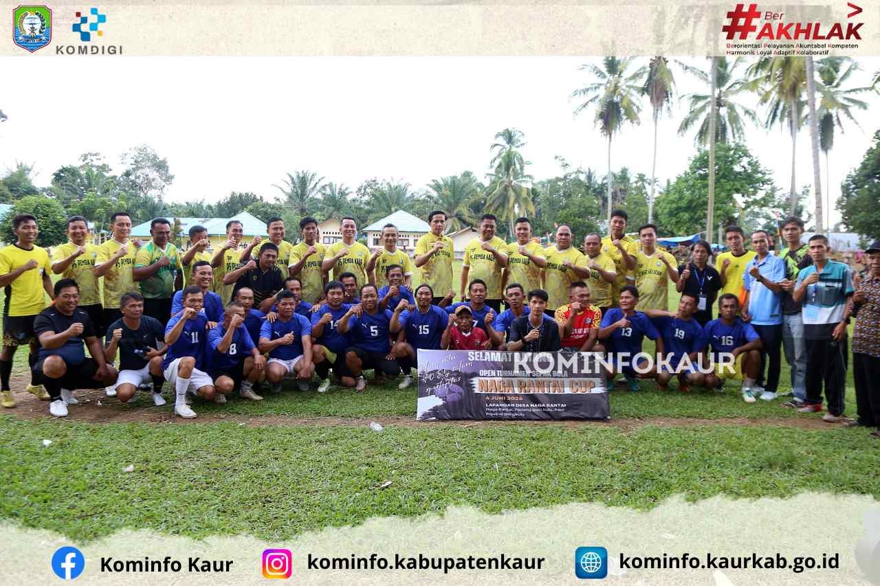 Bupati Kaur Resmi Buka Naga Rantai Cup I, 32 Kesebelasan Siap Perebutkan Gelar Juara