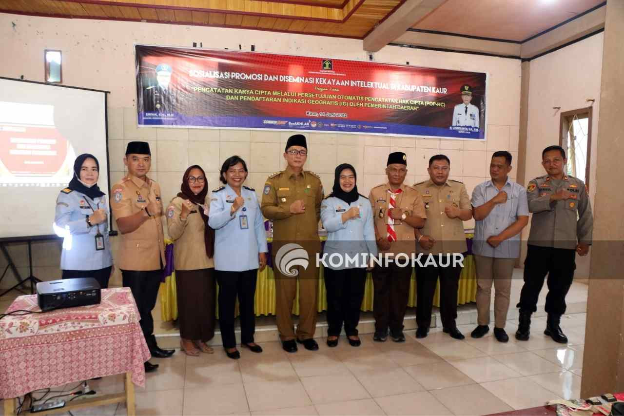 Sosialisasi dan Diseminasi KI, Bupati : Perlindungan Hak Cipta Itu Penting
