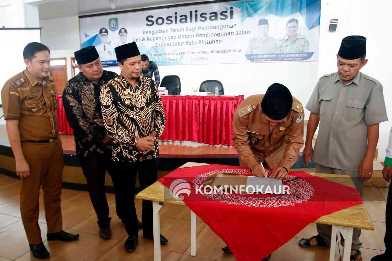 Warga Desa Air Dingin Siap Dukung Pembangunan Jalan Dua Jalur