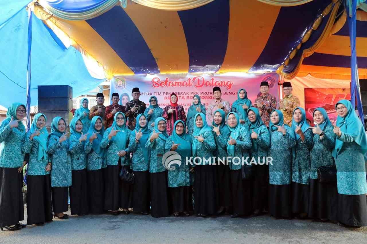 TP PKK Provinsi Bengkulu Supervisi Desa Ulak Bandung