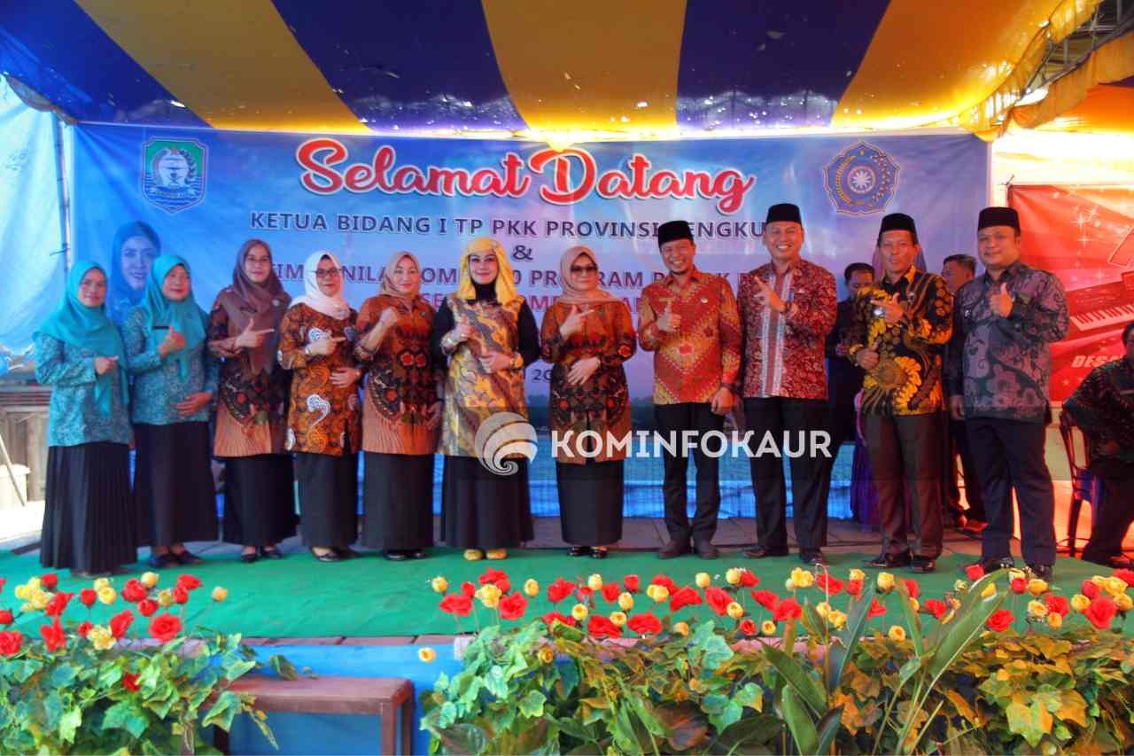 PKK Desa Ulak Bandung Dinilai Tim Lomba 10 Program Pokok PKK Tingkat Provinsi Bengkulu