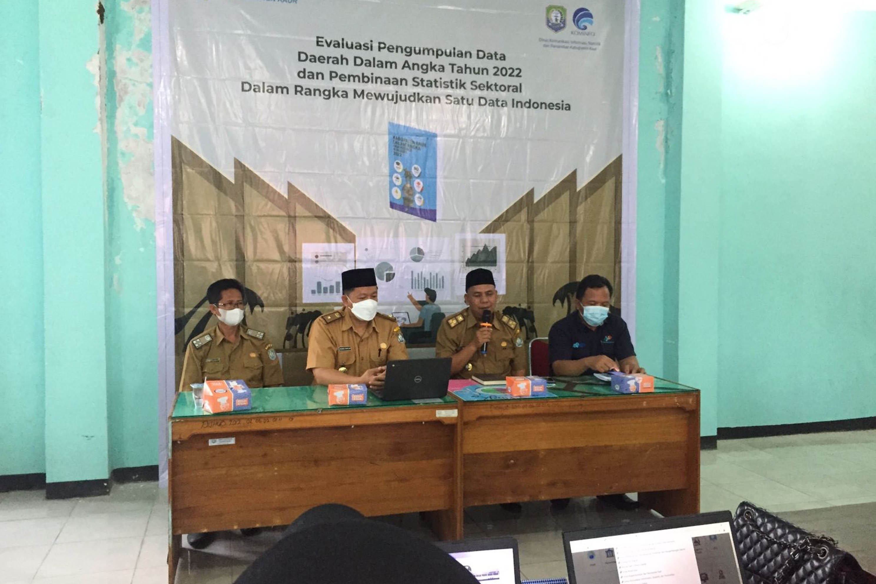 Wujudkan Satu Data Indonesia Dan Kaur Semakin Digital Semakin Berseri, 38 Operator ikuti Bimtek 